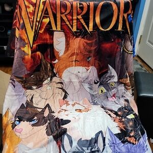 Warriors Cats Fleece Blanket - Multicolor